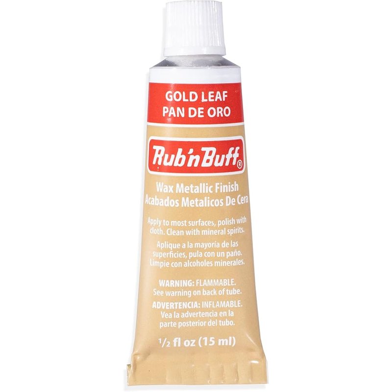 Gold leaf gilding wax