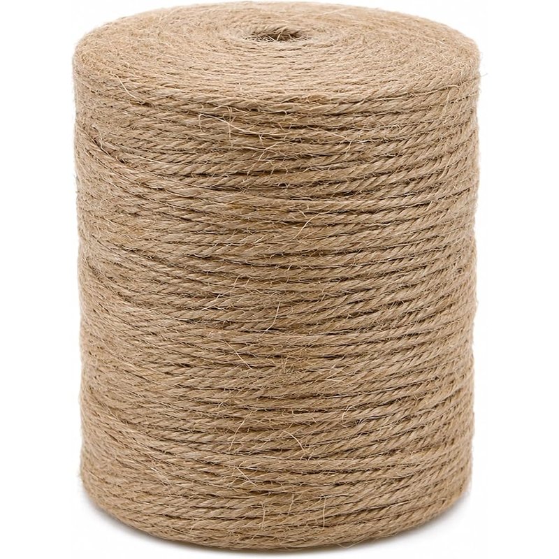 Natural jute twine, 656 feet