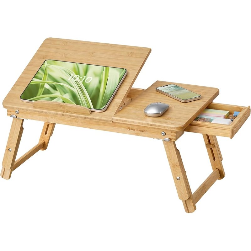 Bamboo bed tray desk