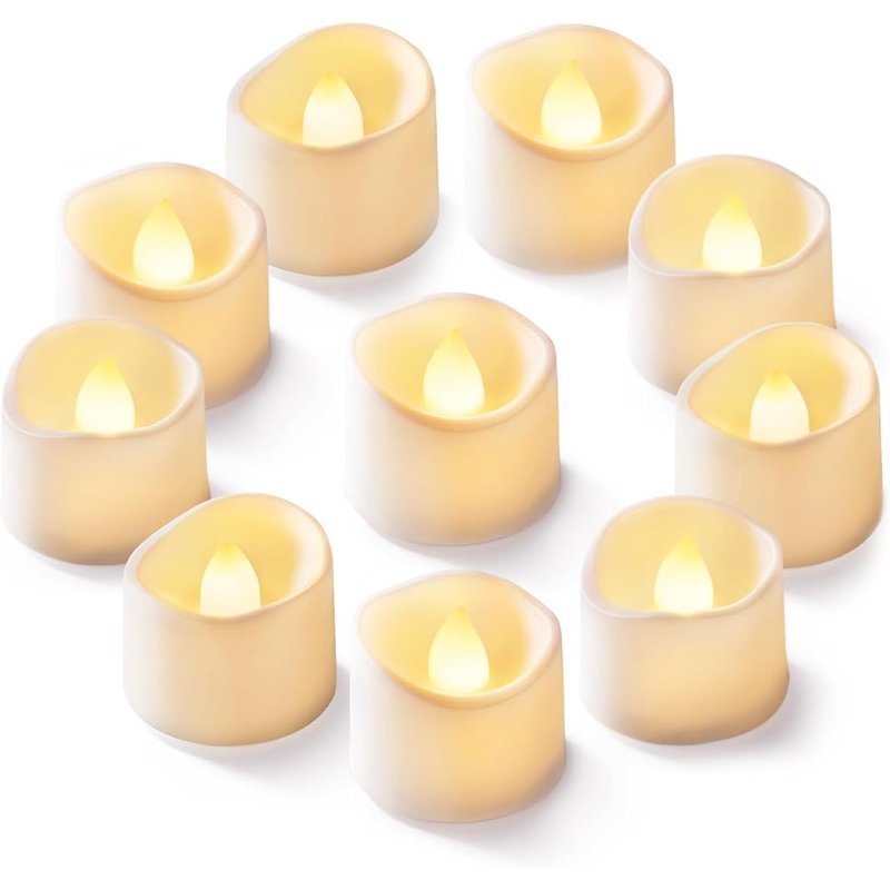 Flameless LED tea lights, 24 pack