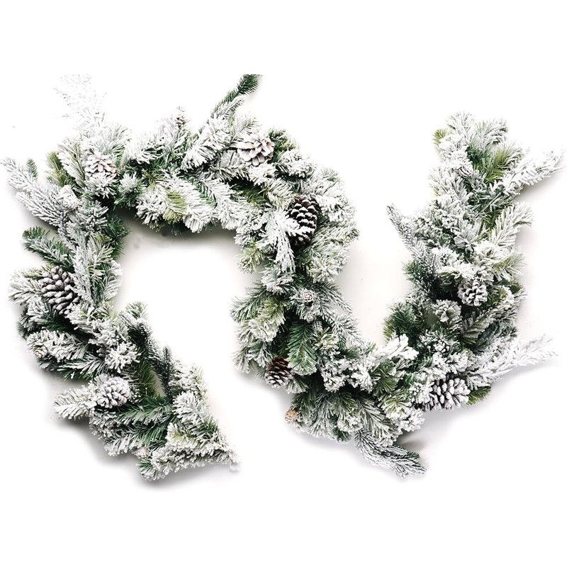 Frosted pine garland