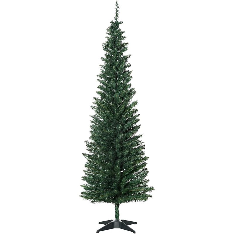 HOMCOM artificial pencil Christmas tree, 6 ft