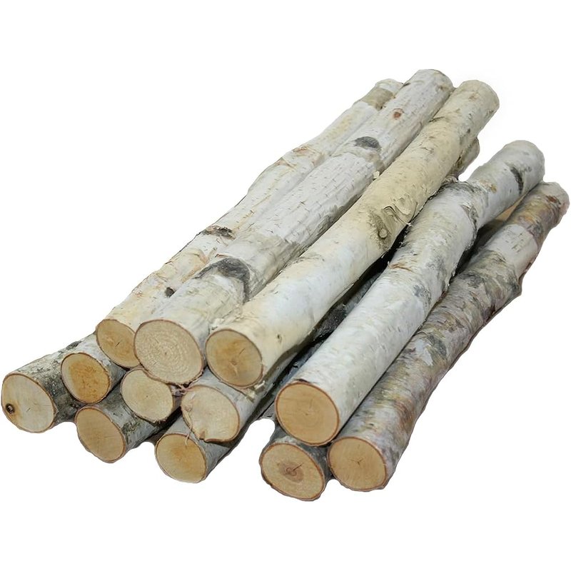 Wilson white birch logs, set of 12