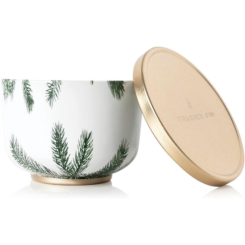 Thymes holiday candle tin