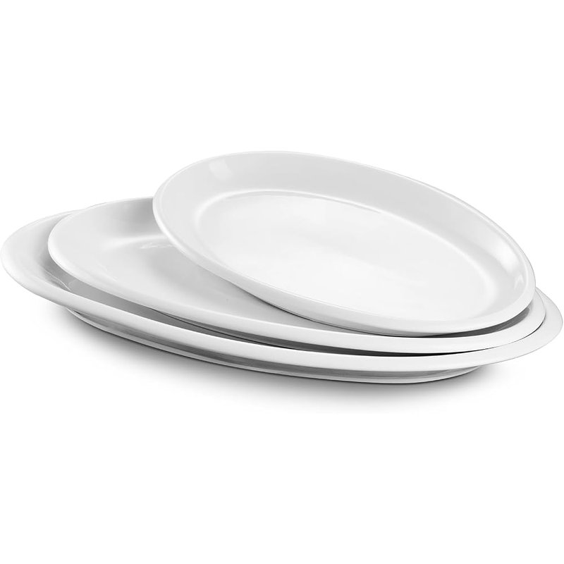 DOWAN oval serving platters, set of 3