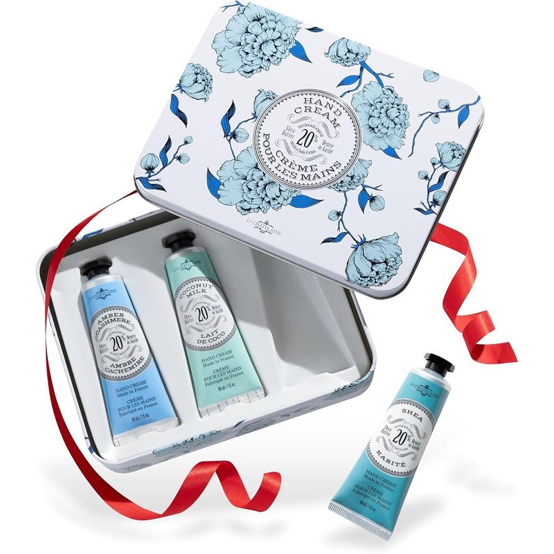 La Chatelaine hand cream trio tin