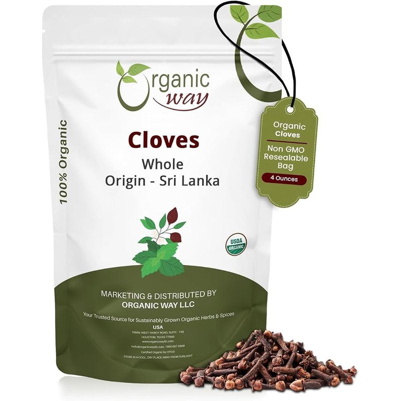 Organic whole cloves