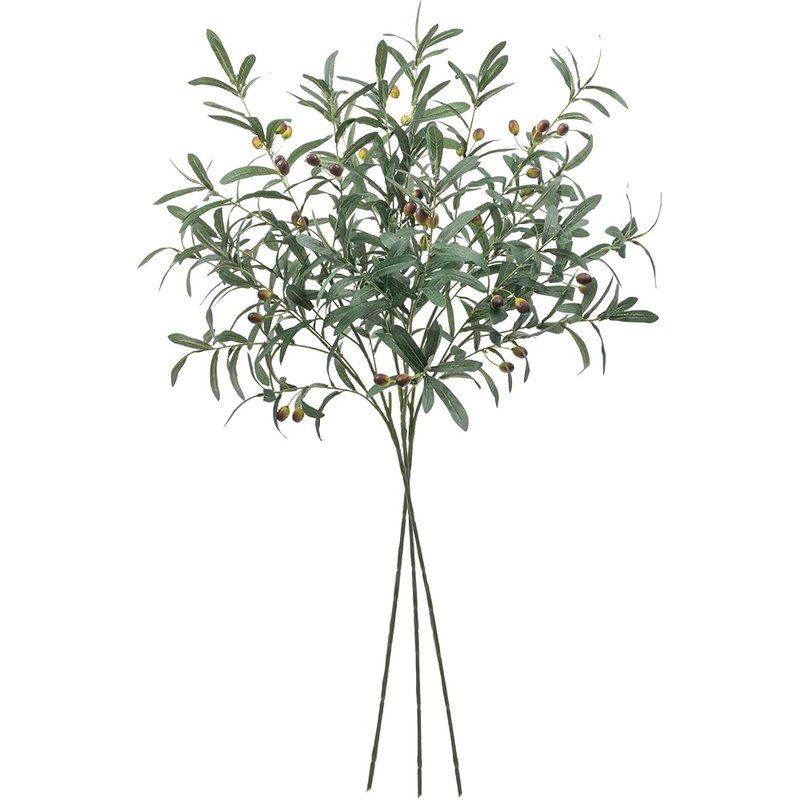 Faux olive branches, 39 in