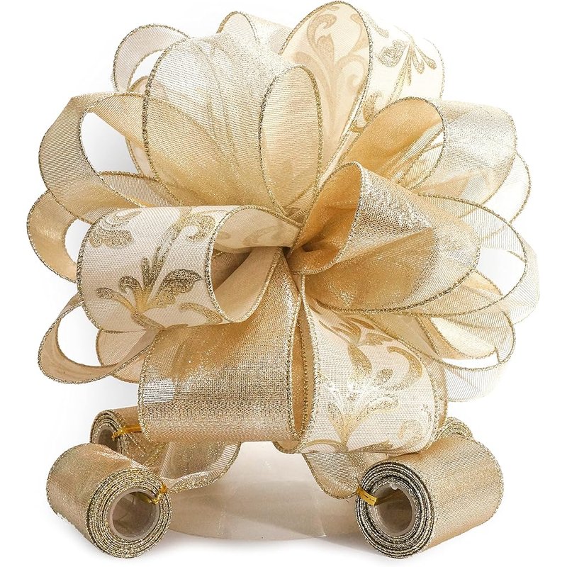 Champagne topper bow