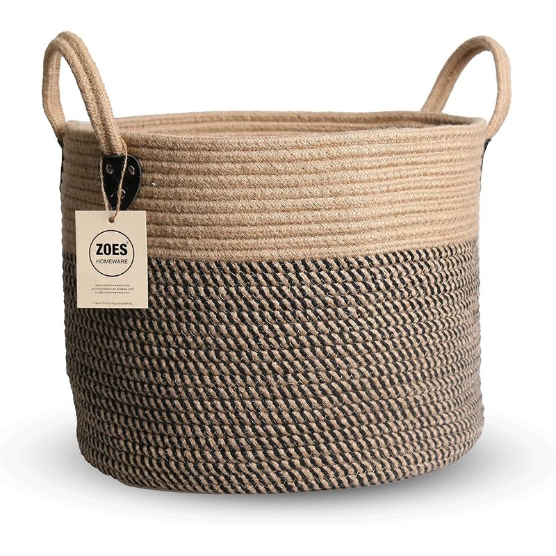 Jute rope basket