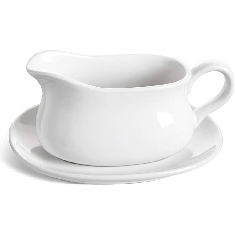 LE TAUCI gravy boat with saucer