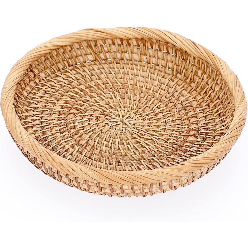 Small round woven basket