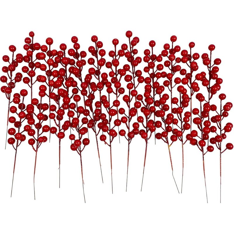 Red berry picks, 24 pack