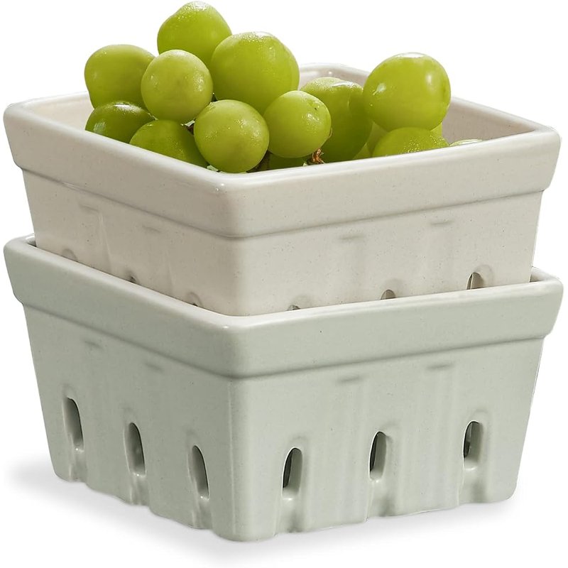 Ceramic berry baskets