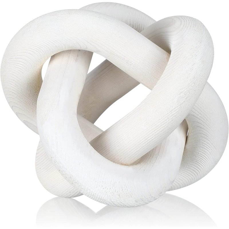 White wood knot decor