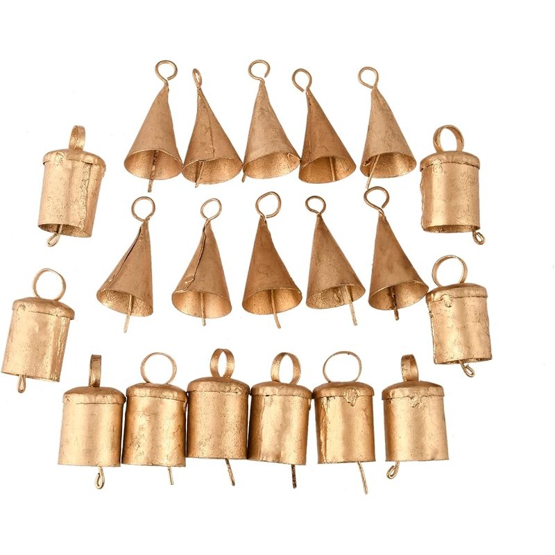 Small brass bells, 20 pc