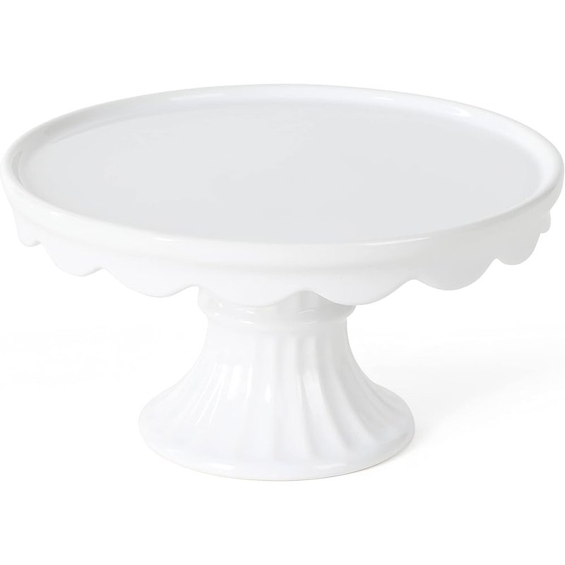Martha Stewart white pedestal cake stand