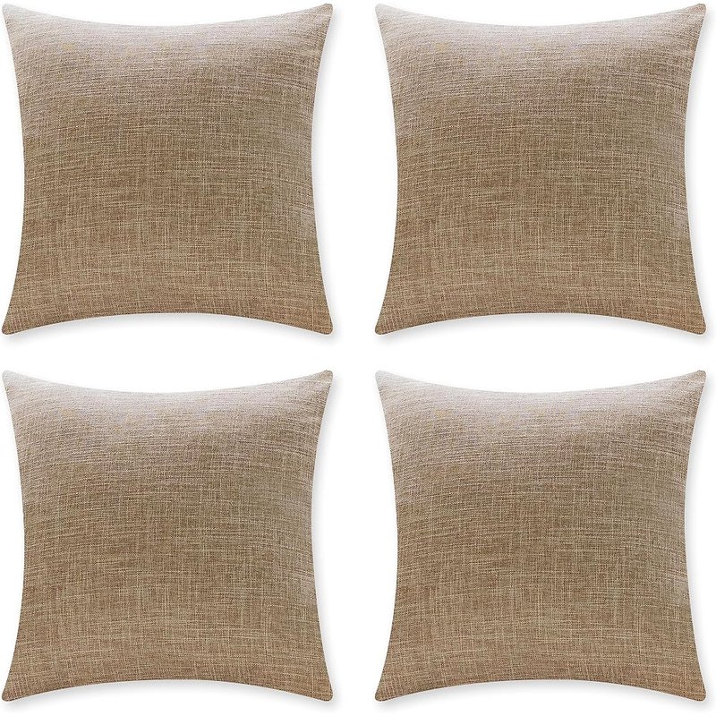 Linen pillow covers, set of 4