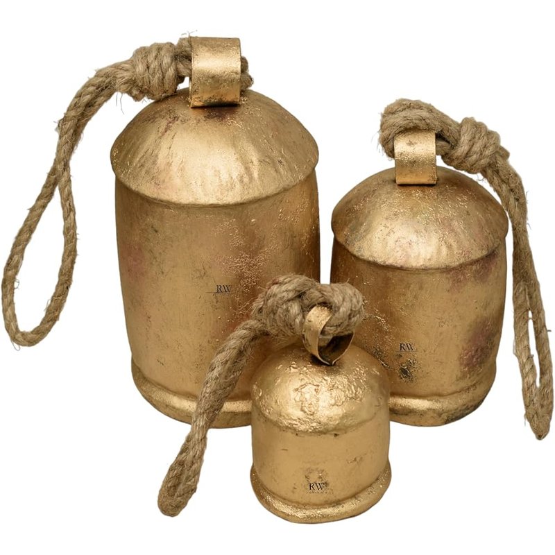 Handmade rustic hanging bells
