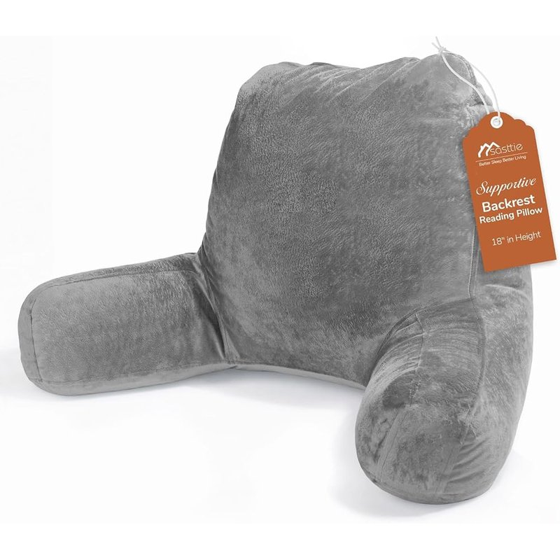 Reading pillow with arms