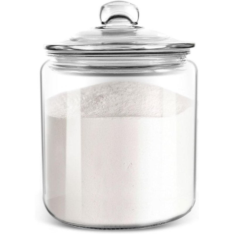 Masthome 1 gallon glass jar with lid