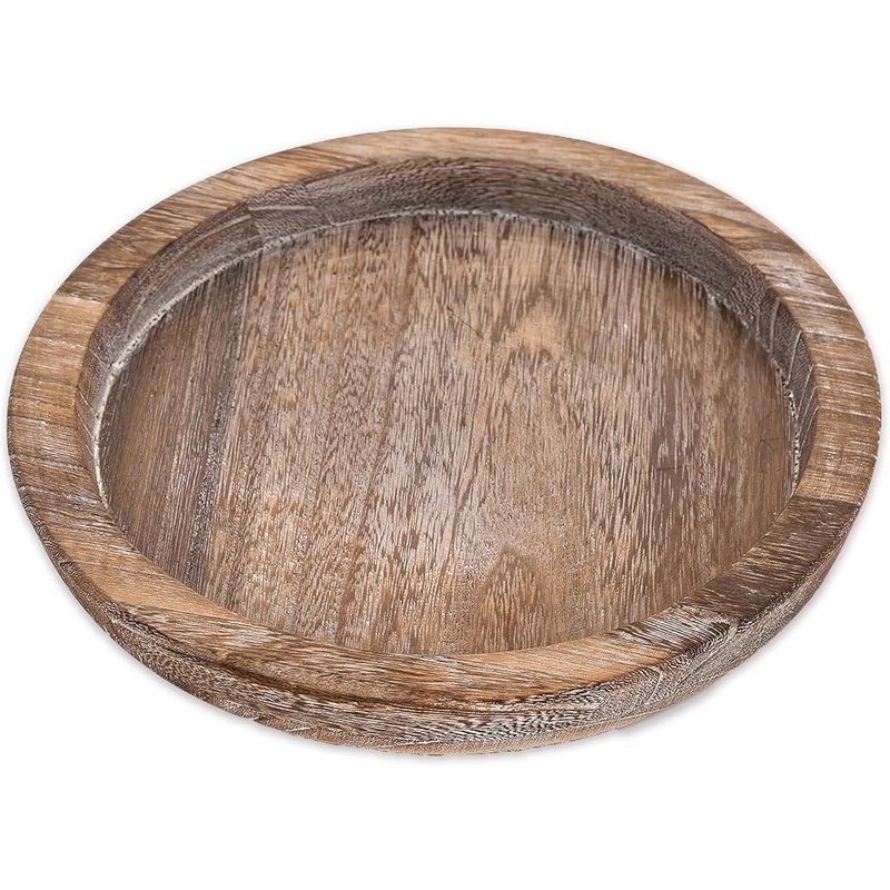 Rustic wooden serving tray, small