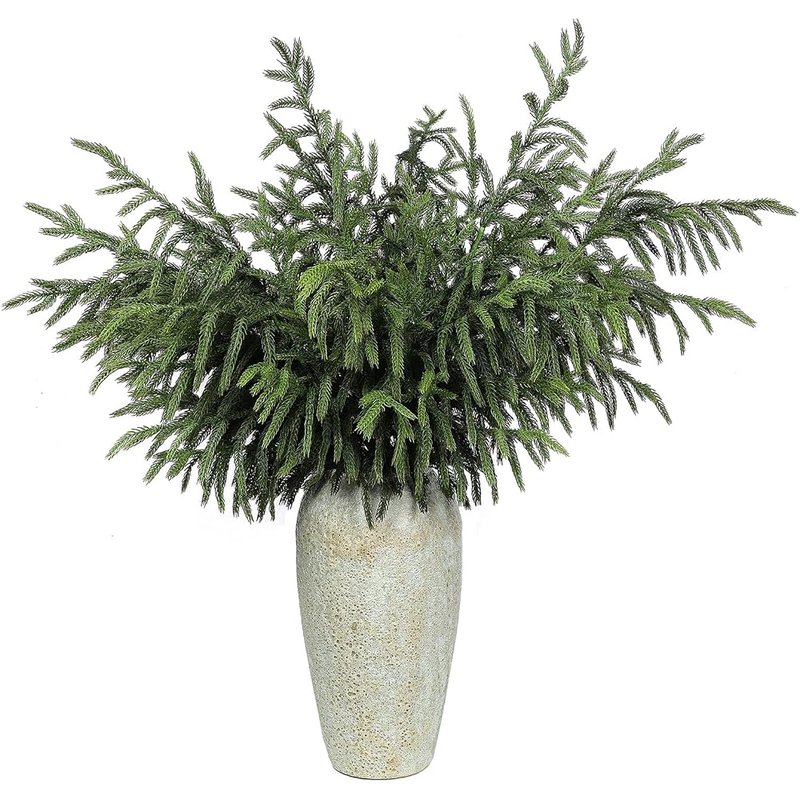 Norfolk pine branches, 36 inch, 8 pieces