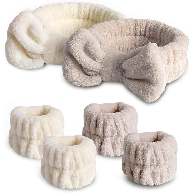 WSYUB spa headband and wristband set
