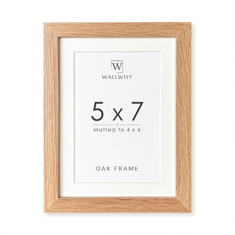 Solid oak picture frame