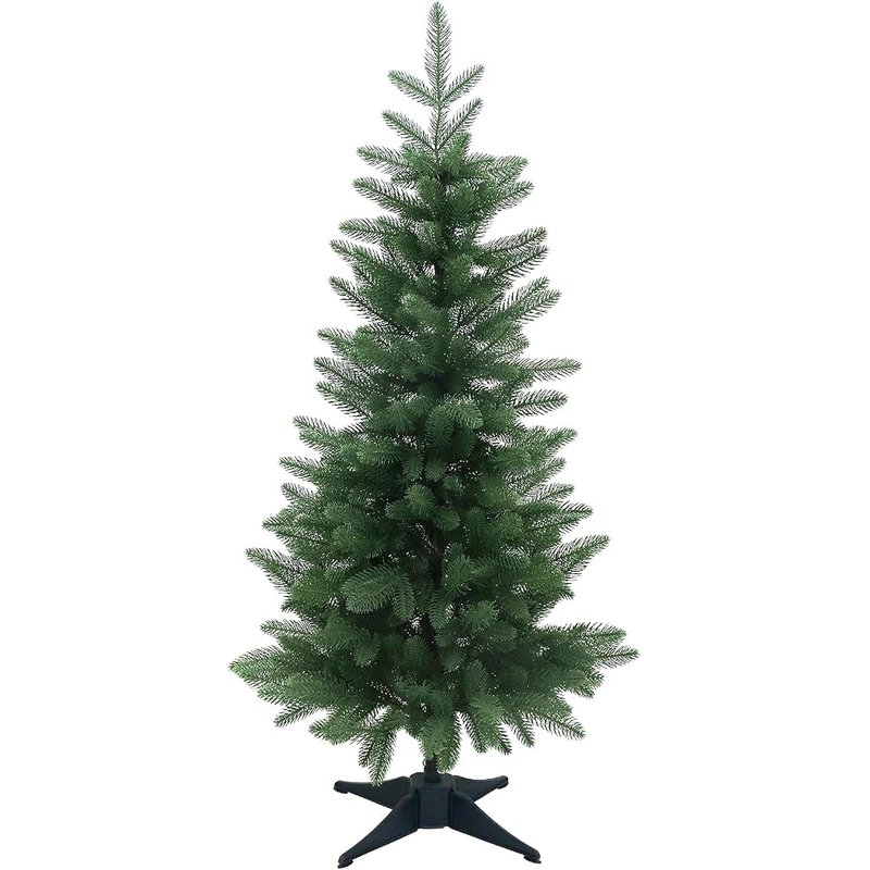 Realistic mini PE Christmas tree, 3 ft