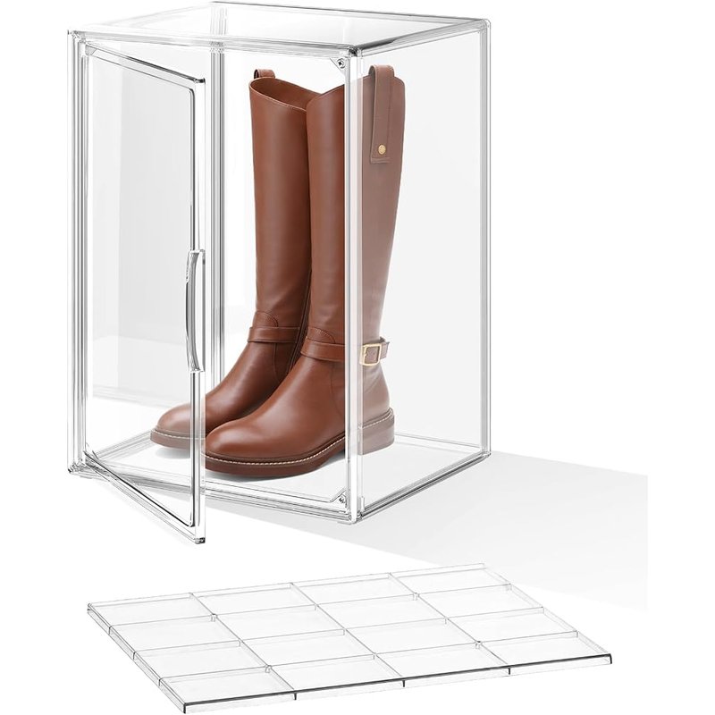 Clear acrylic shoe display box