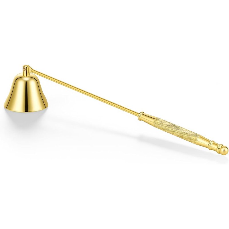 Gold candle snuffer